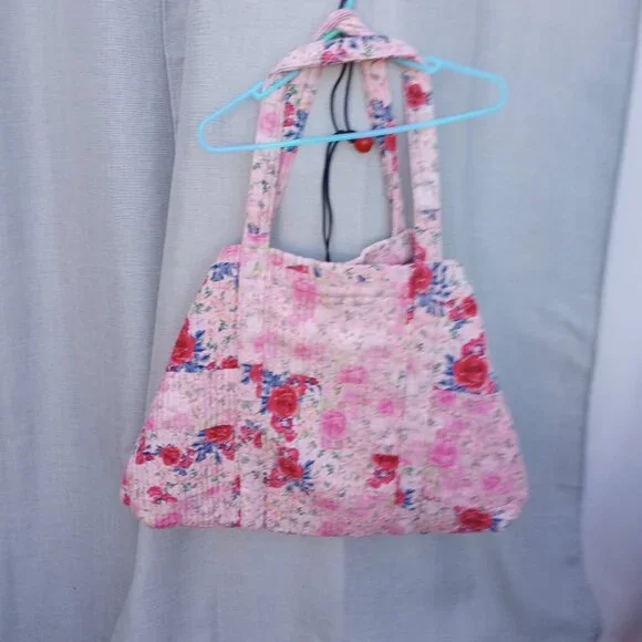 LoveShackFancy large tote bag Cyndi Roses - Picture 4 of 8